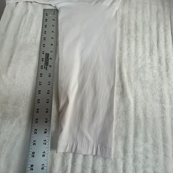 A La Mode Xiao Womens White Avant Garde Pockets Button Up Shirt Large Lagenlook - Picture 8 of 9